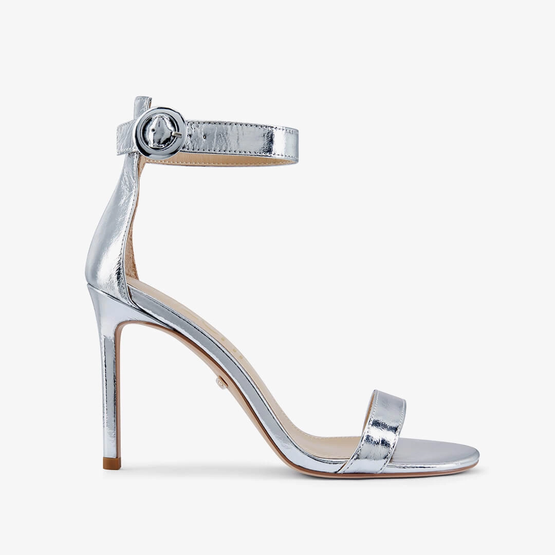 *KESIA SILVER - high sandal