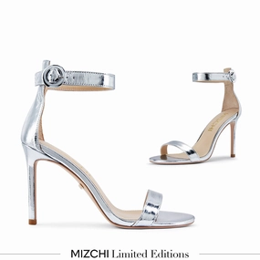 *KESIA SILVER - high sandal