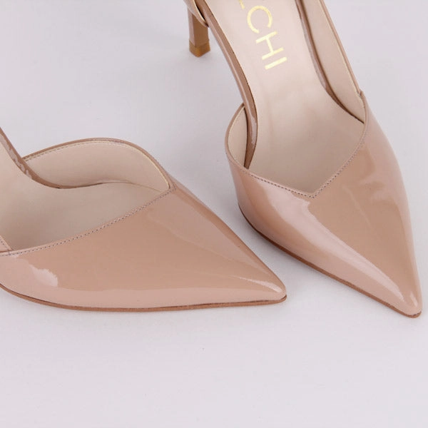 *UK size 2 - MAINZE - beige, 6cm heels