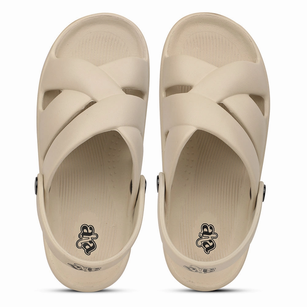 A-HA Beige Casual Slingback Clogs For Women FDL-1 By Liberty