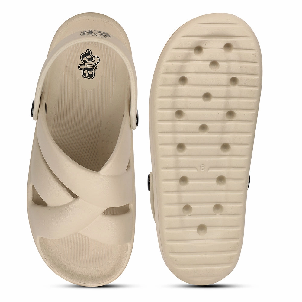 A-HA Beige Casual Slingback Clogs For Women FDL-1 By Liberty