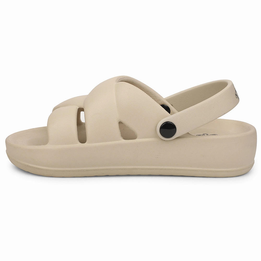 A-HA Beige Casual Slingback Clogs For Women FDL-1 By Liberty