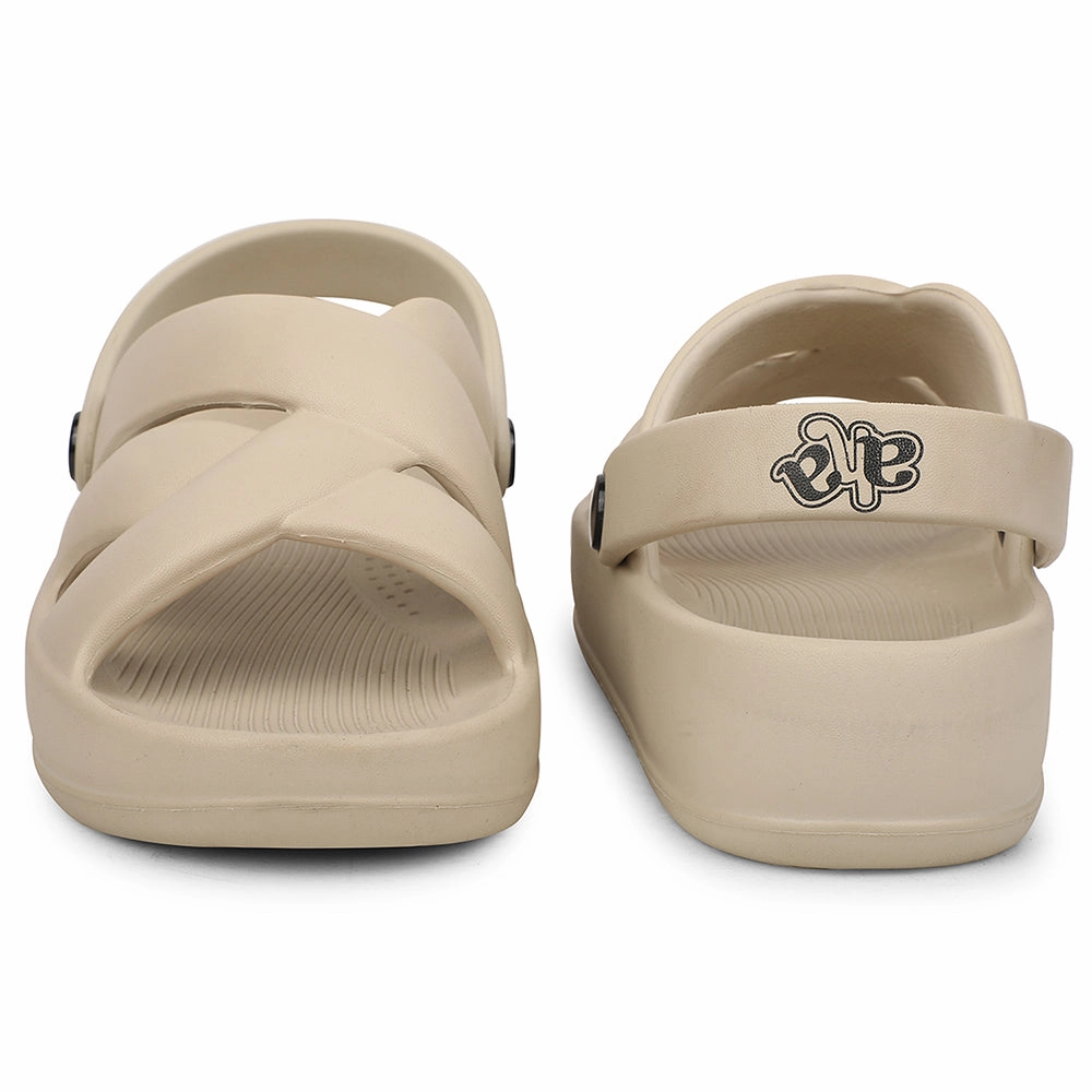A-HA Beige Casual Slingback Clogs For Women FDL-1 By Liberty