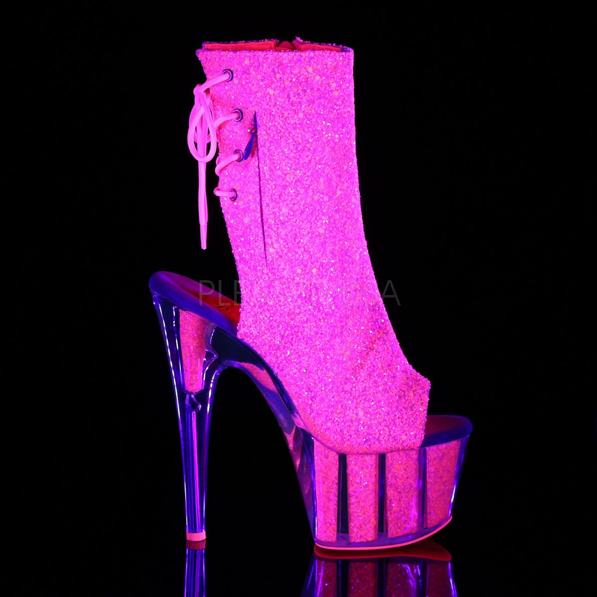 ADORE-1018G  Neon Pink Glitter/Neon Pink Glitter