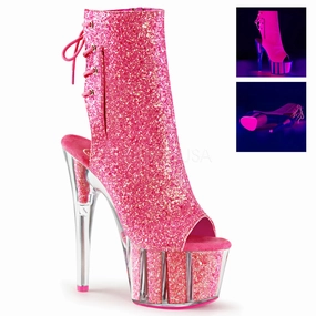 ADORE-1018G  Neon Pink Glitter/Neon Pink Glitter
