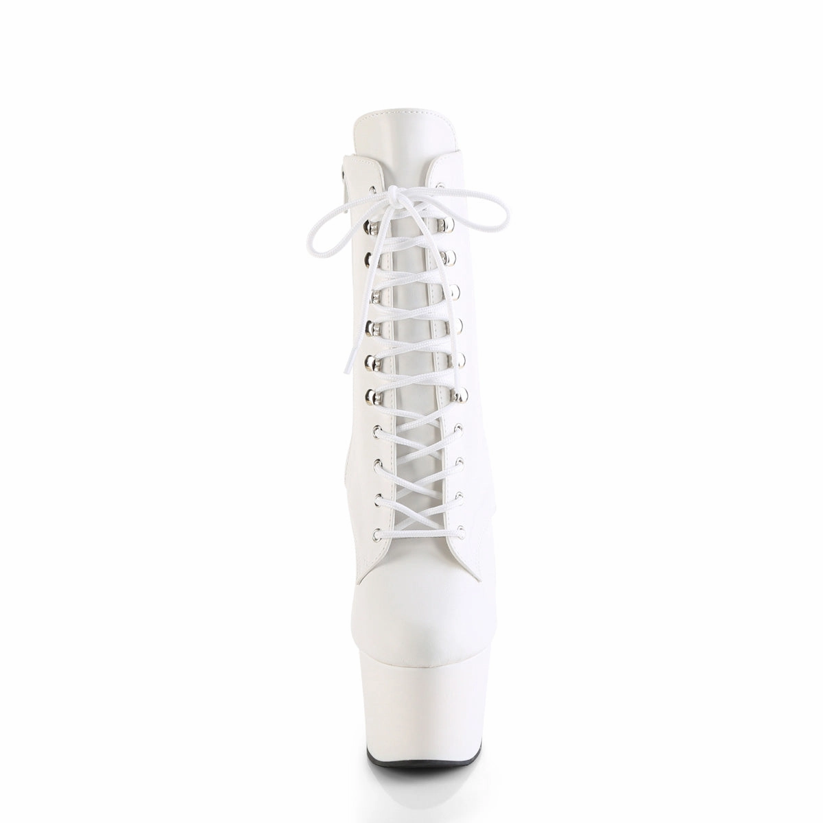 ADORE-1020  White Faux Leather/White Matte