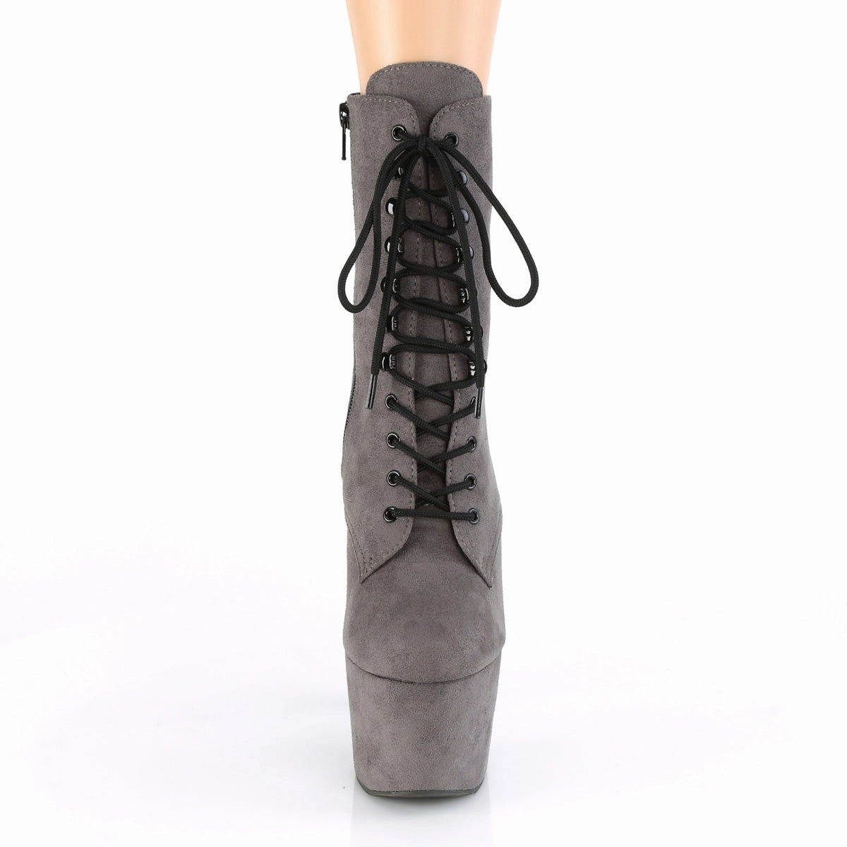 ADORE-1020FS  Grey Faux Suede/Grey Faux Suede