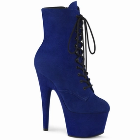 ADORE-1020FS  Royal Blue Faux Suede/Royal Blue