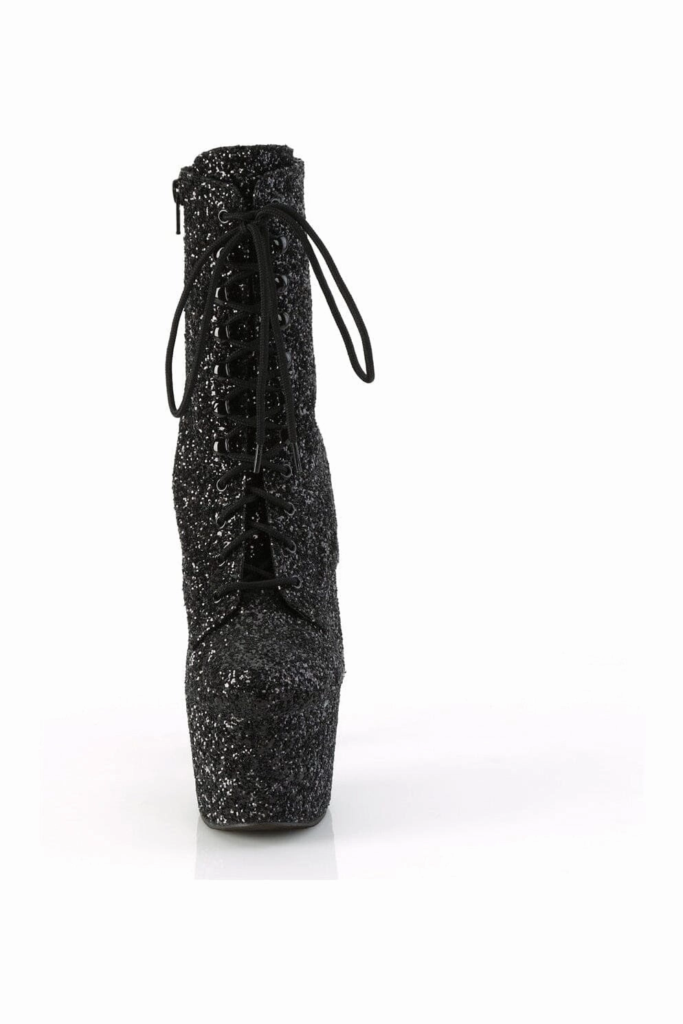 ADORE-1020GWR Black Glitter Ankle Boot