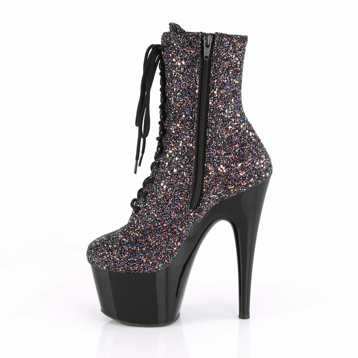 ADORE-1020LG  Purple Multi Glitter/Black