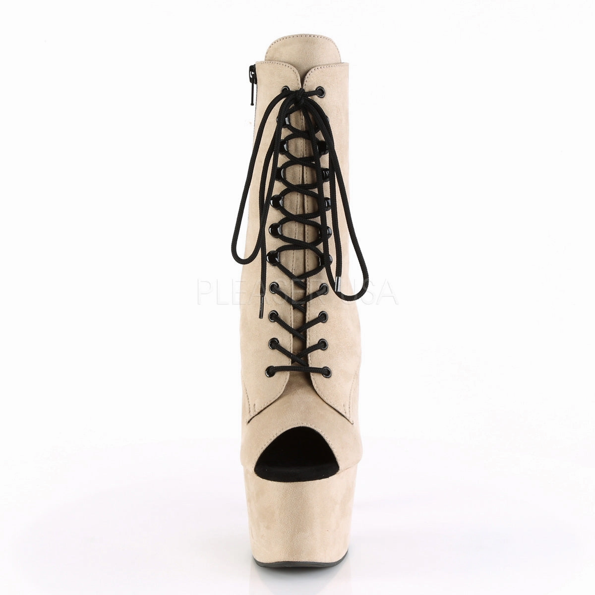 ADORE-1021FS  Beige Faux Suede/Beige Faux Suede