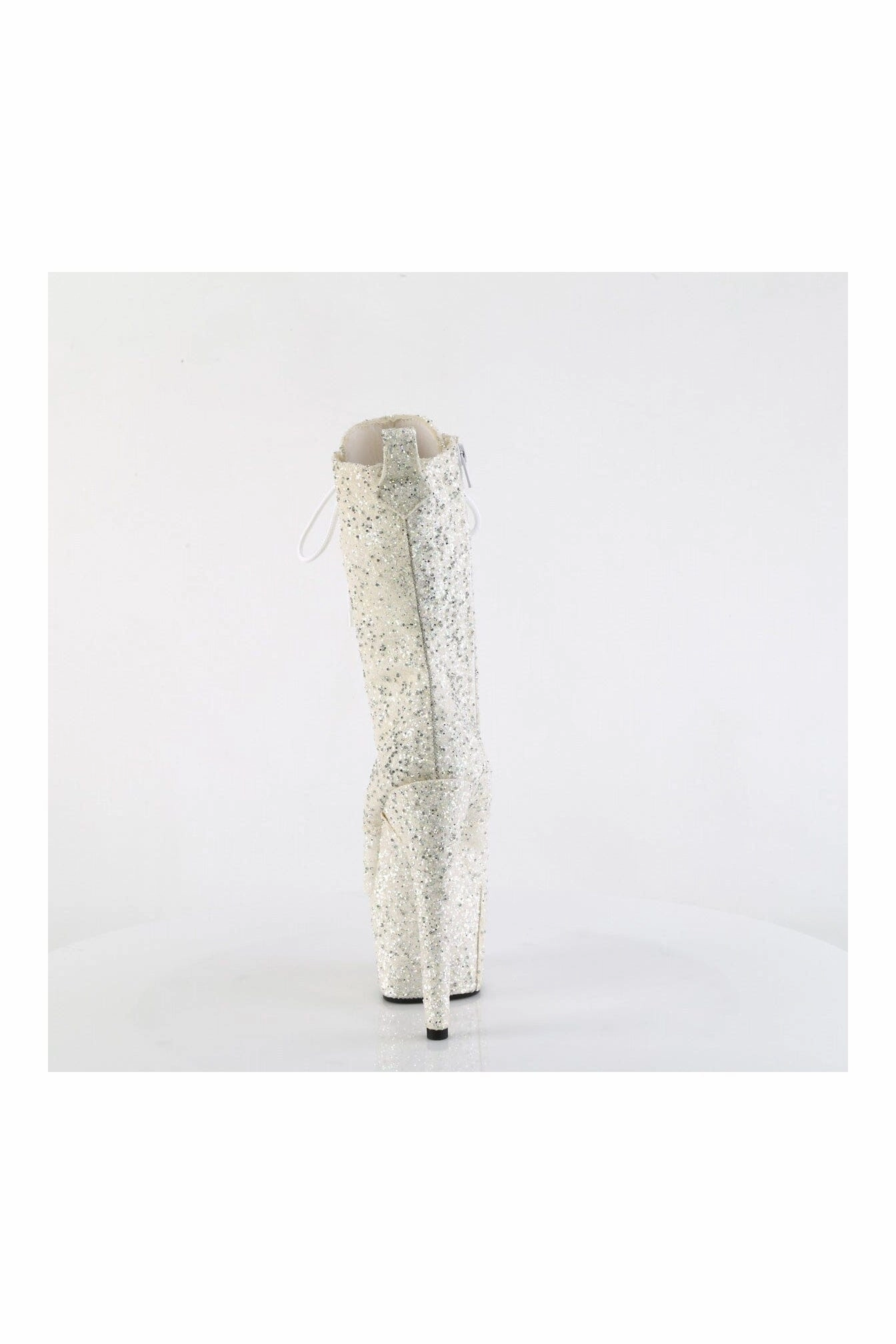 ADORE-1040GR Ivory Glitter Ankle Boot