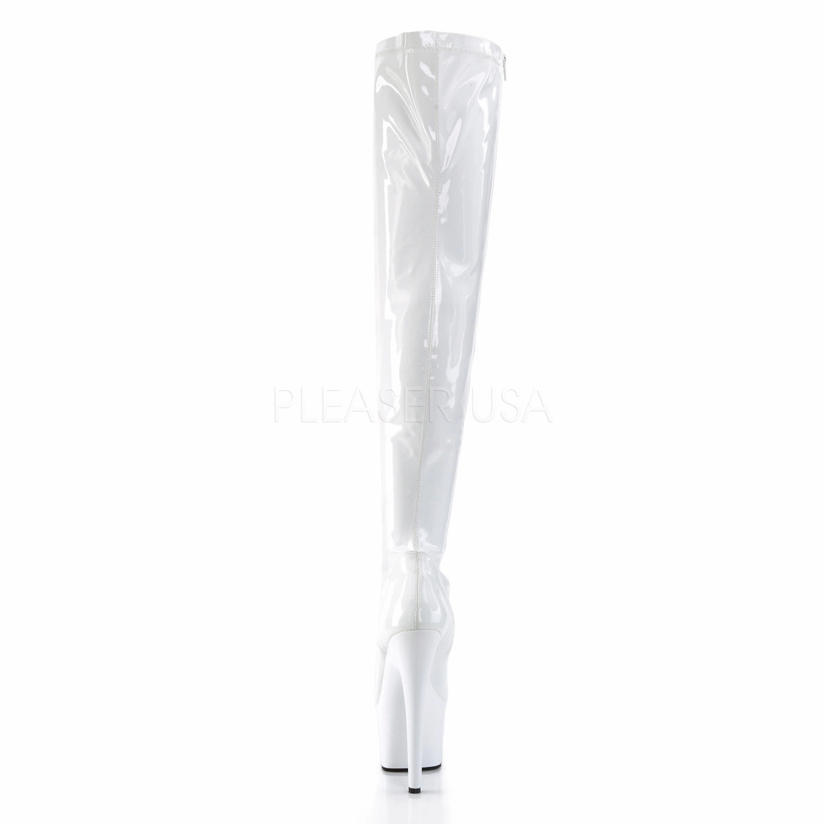ADORE-3000  White Str Patent/White
