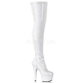 ADORE-3000  White Str Patent/White