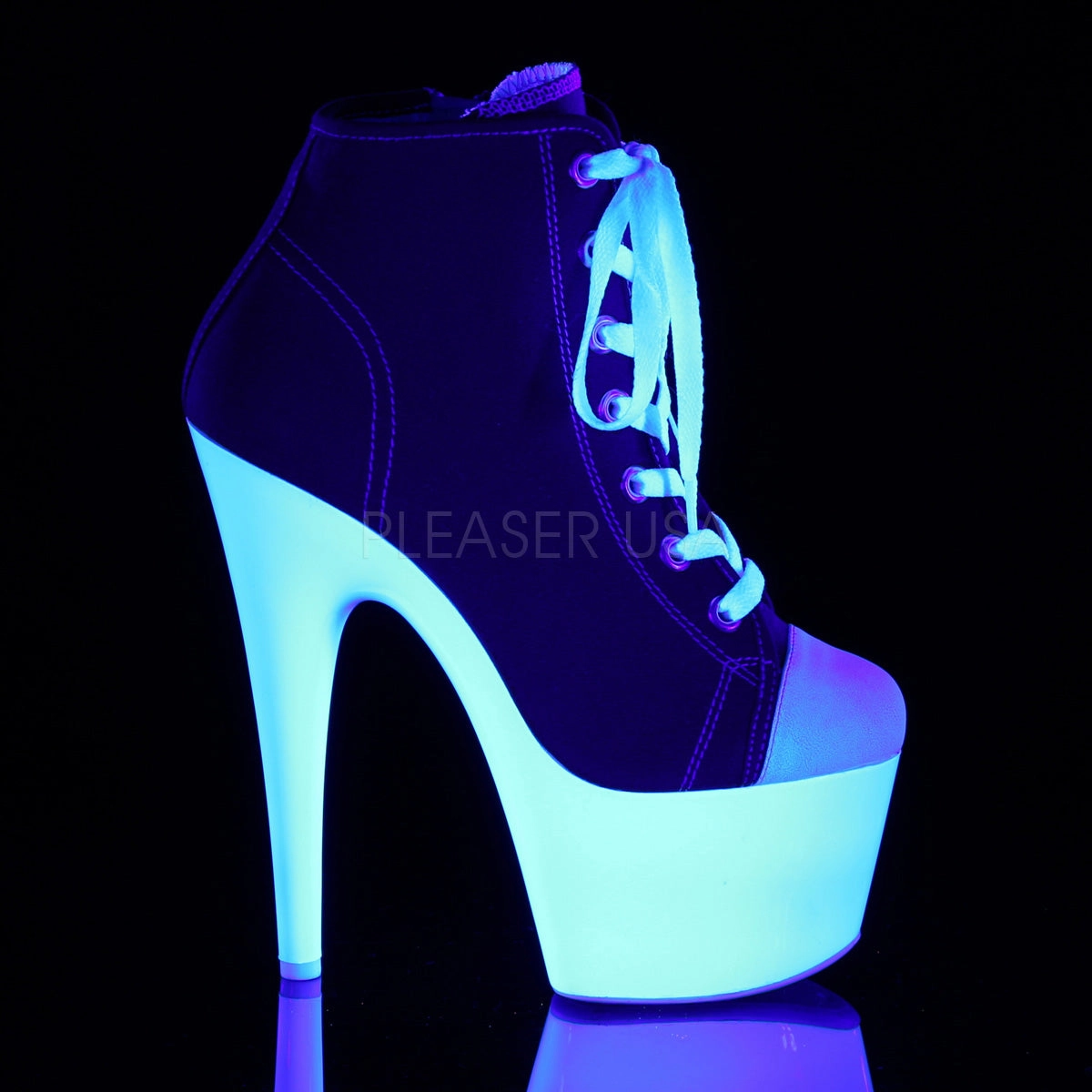 ADORE-700SK-02  Red Canvas/Neon White