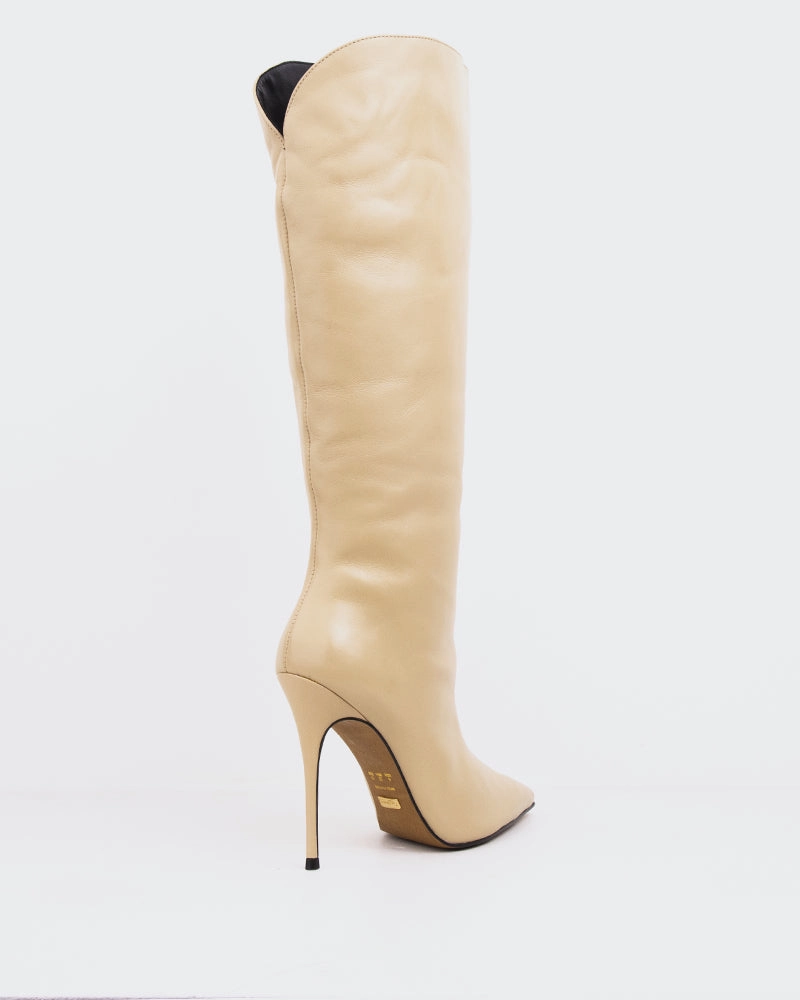 Amina Beige Leather