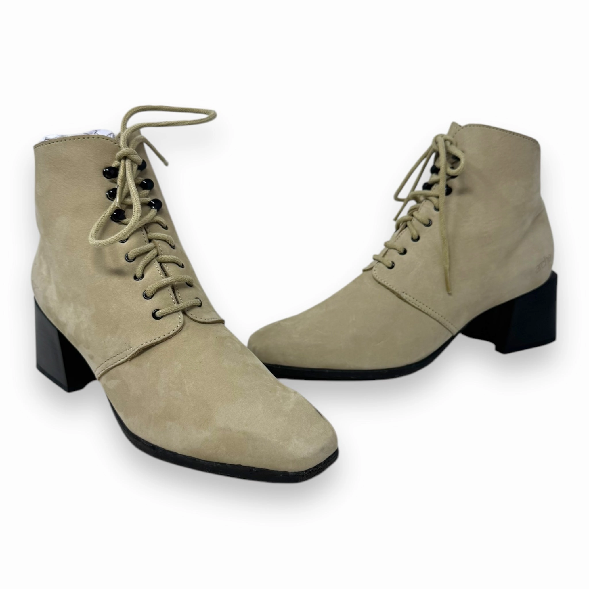 Angame Ankle Boots By Arche In Cream, Size: 8