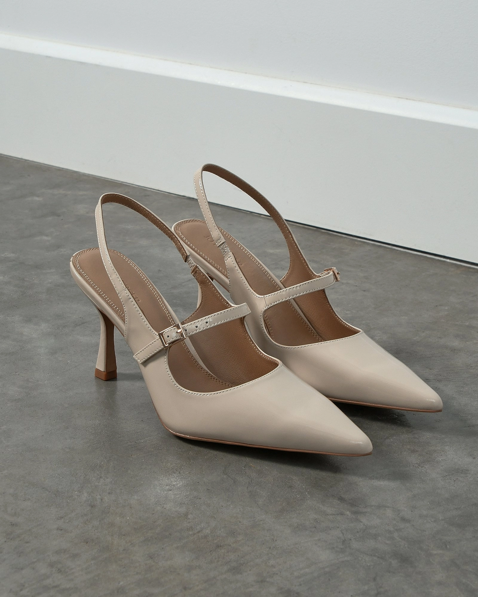 ARCHER HIGH HEELS SAND PATENT