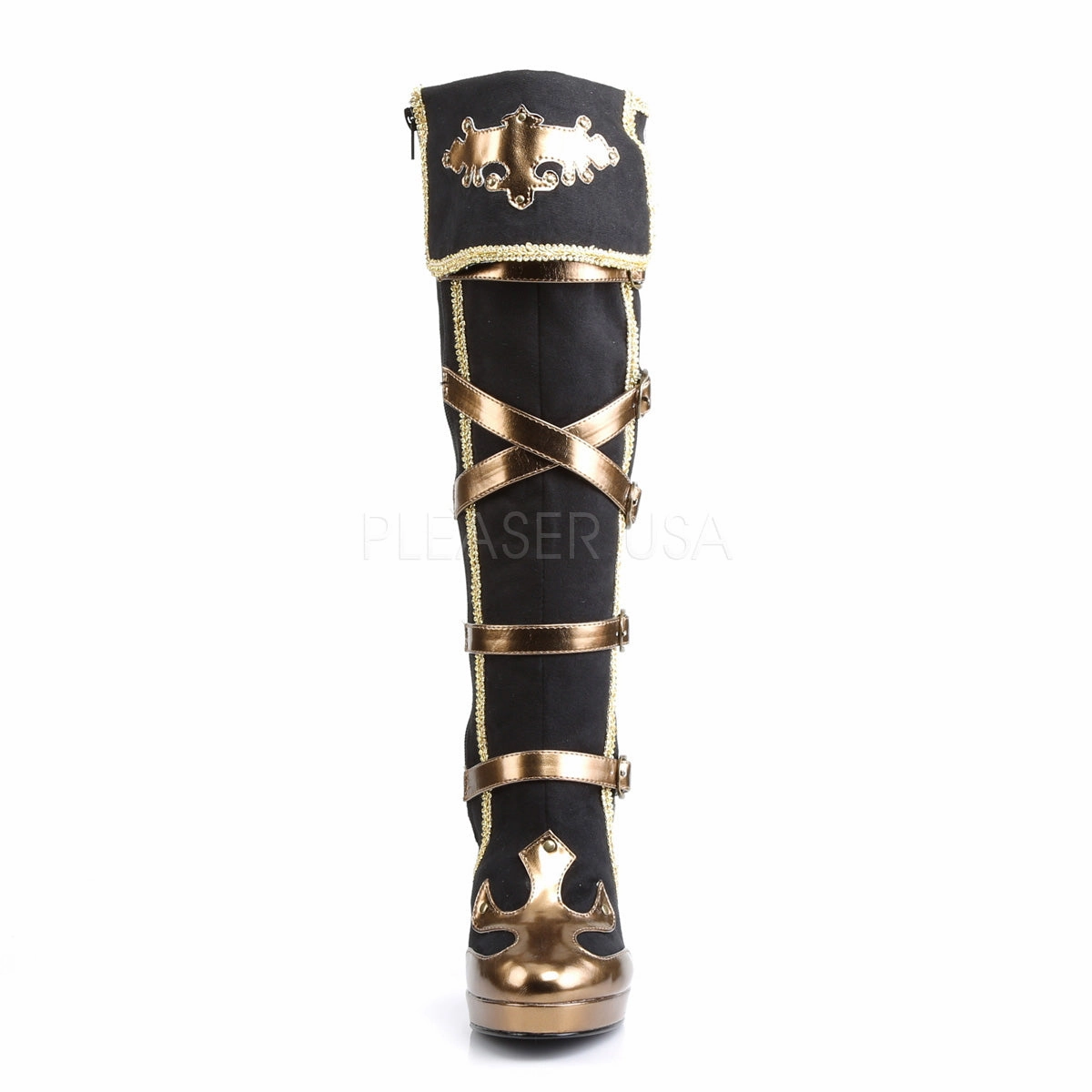 ARENA-2012  Black Microfiber-Gold Pu