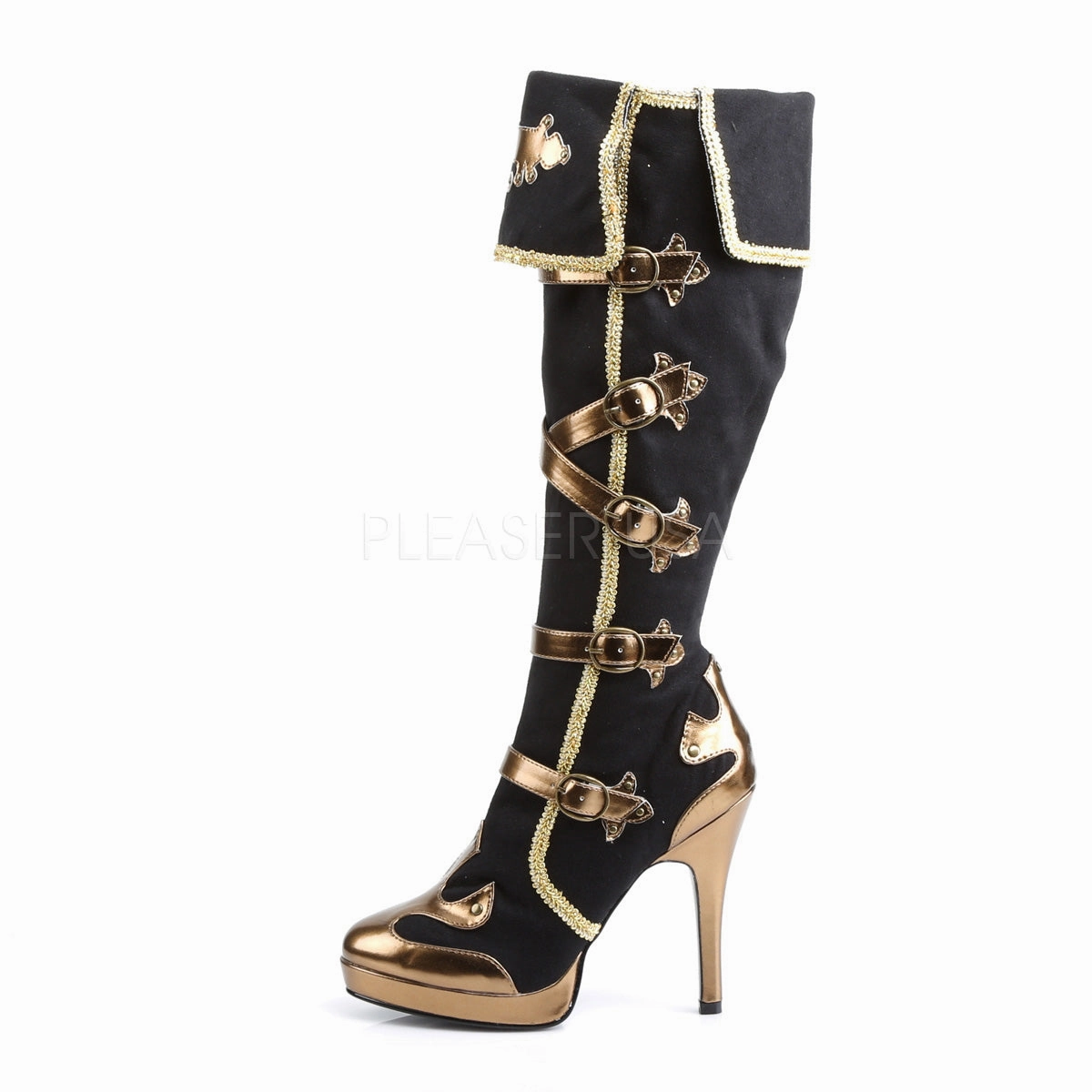 ARENA-2012  Black Microfiber-Gold Pu