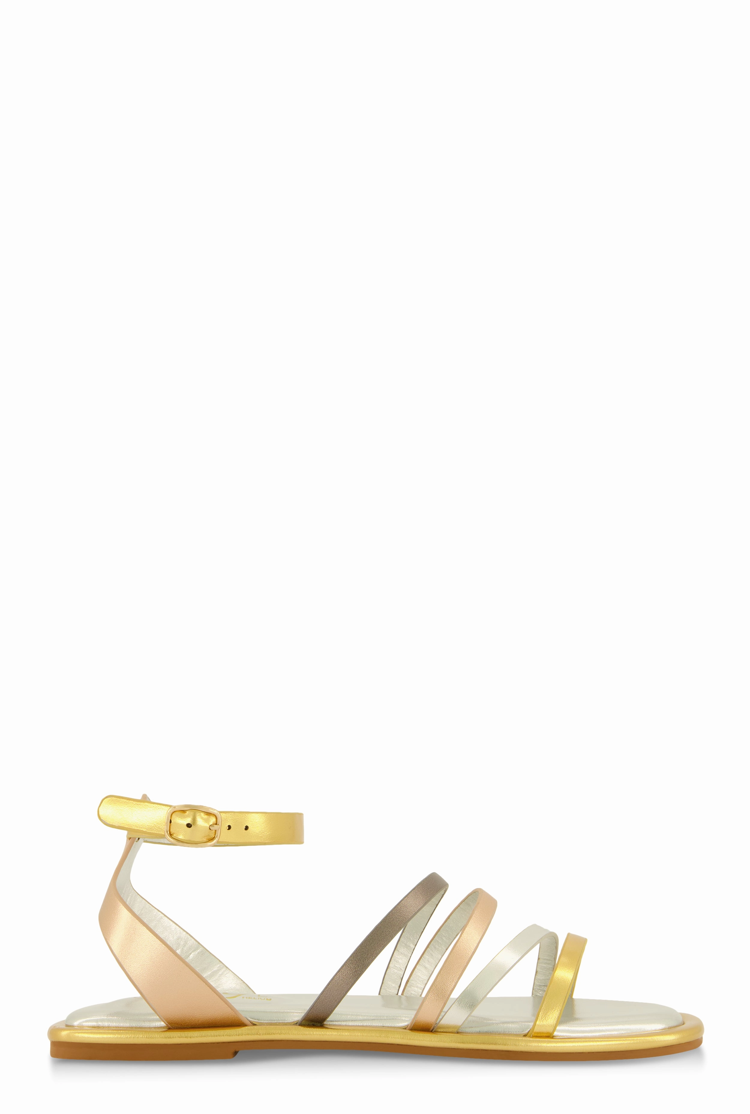 Asymmetrical Strappy Flat Sandals