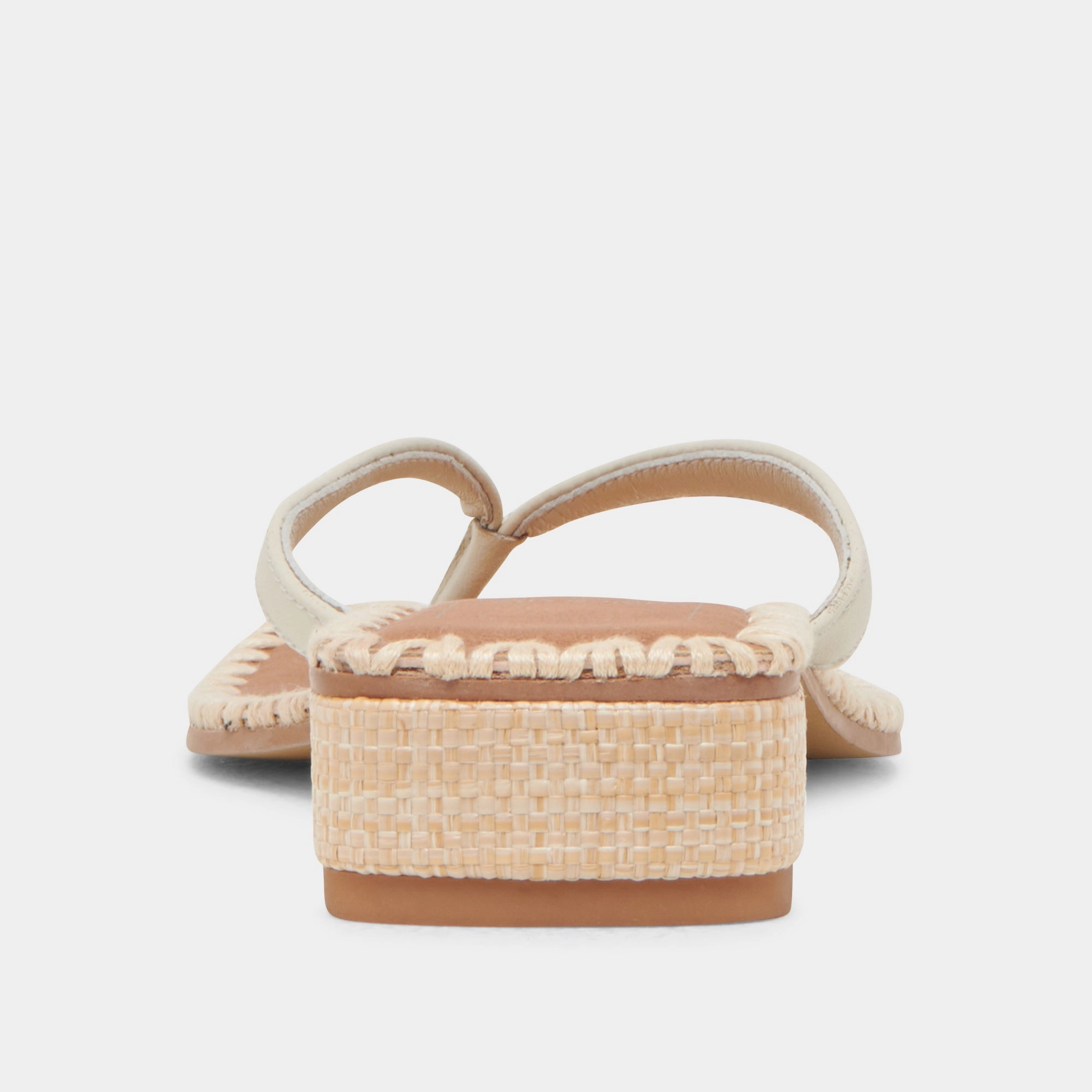 BARTY SANDALS WHITE LEATHER