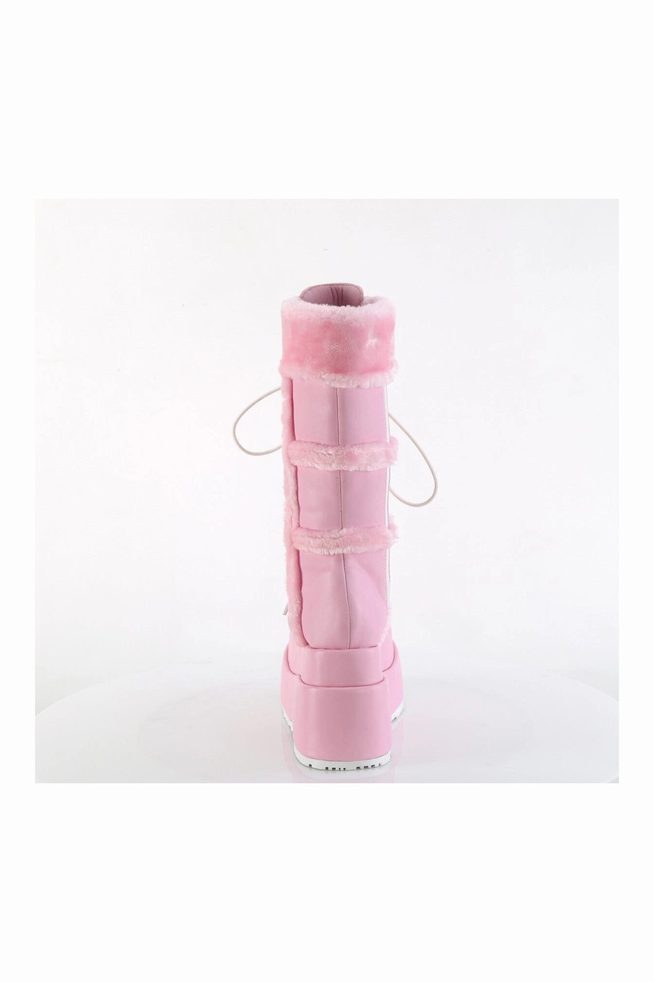 BEAR-202 Pink Vegan Leather Knee Boot