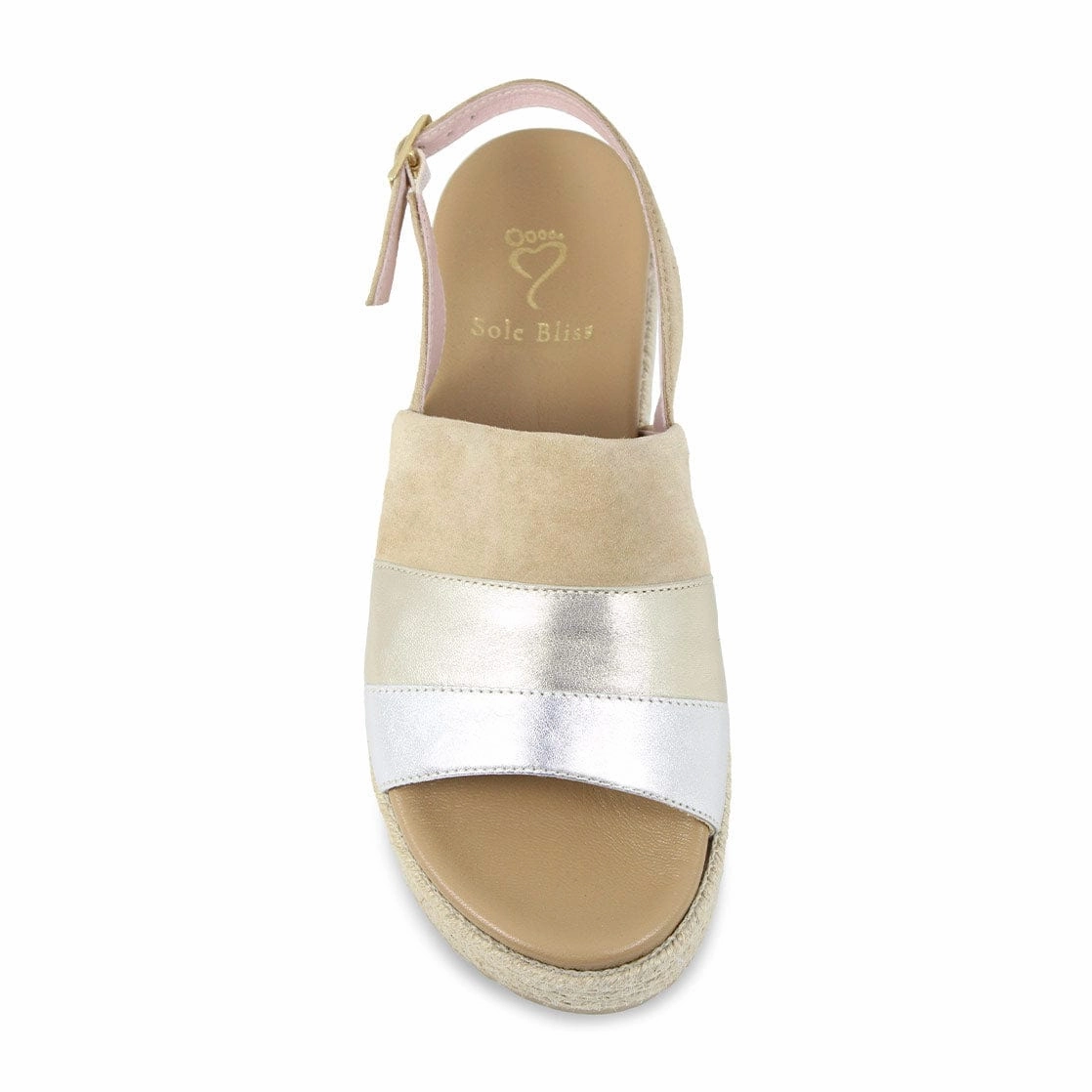 Bertie: Camel Suede & Metallic Leather