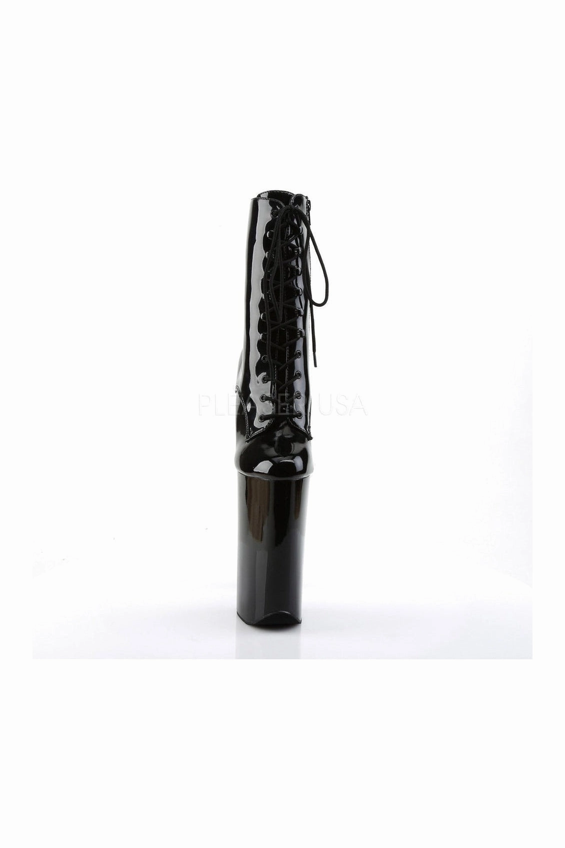 BEYOND-1020 Platform Boot  | Black Patent