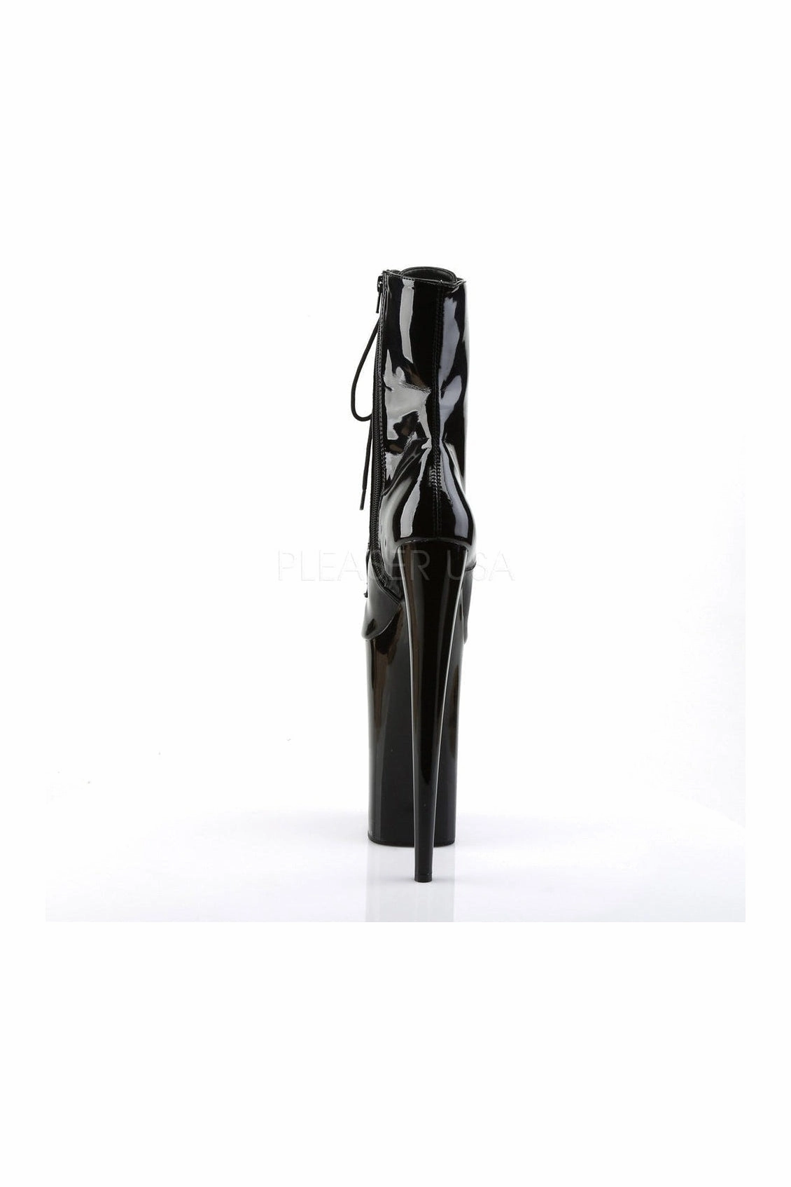 BEYOND-1020 Platform Boot  | Black Patent