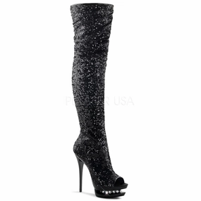 BLONDIE-R-3011  Black Sequins/Black