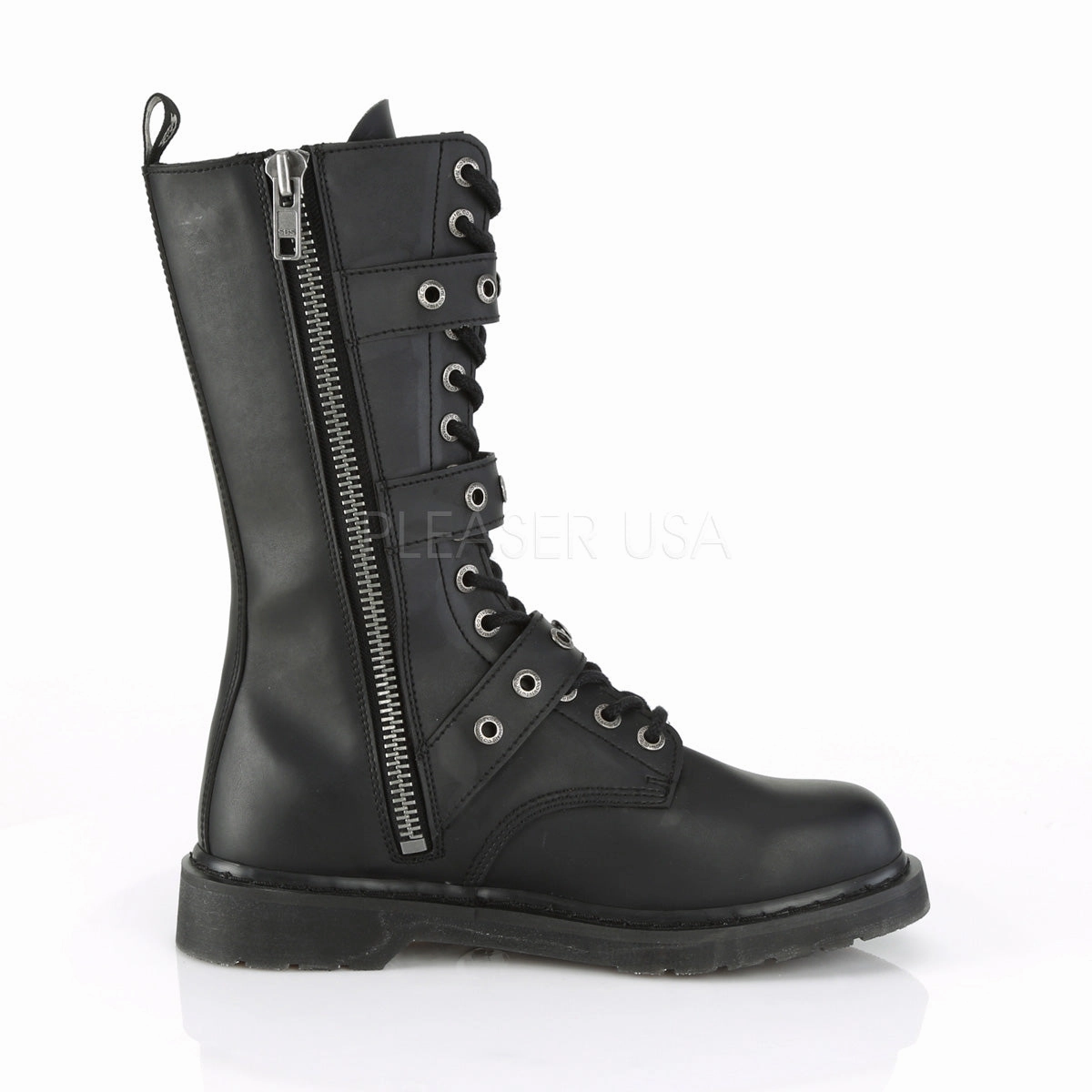 BOLT-330  Black Vegan Leather