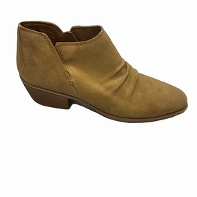 Boots Ankle Flats By Clothes Mentor In Brown, Size: 10