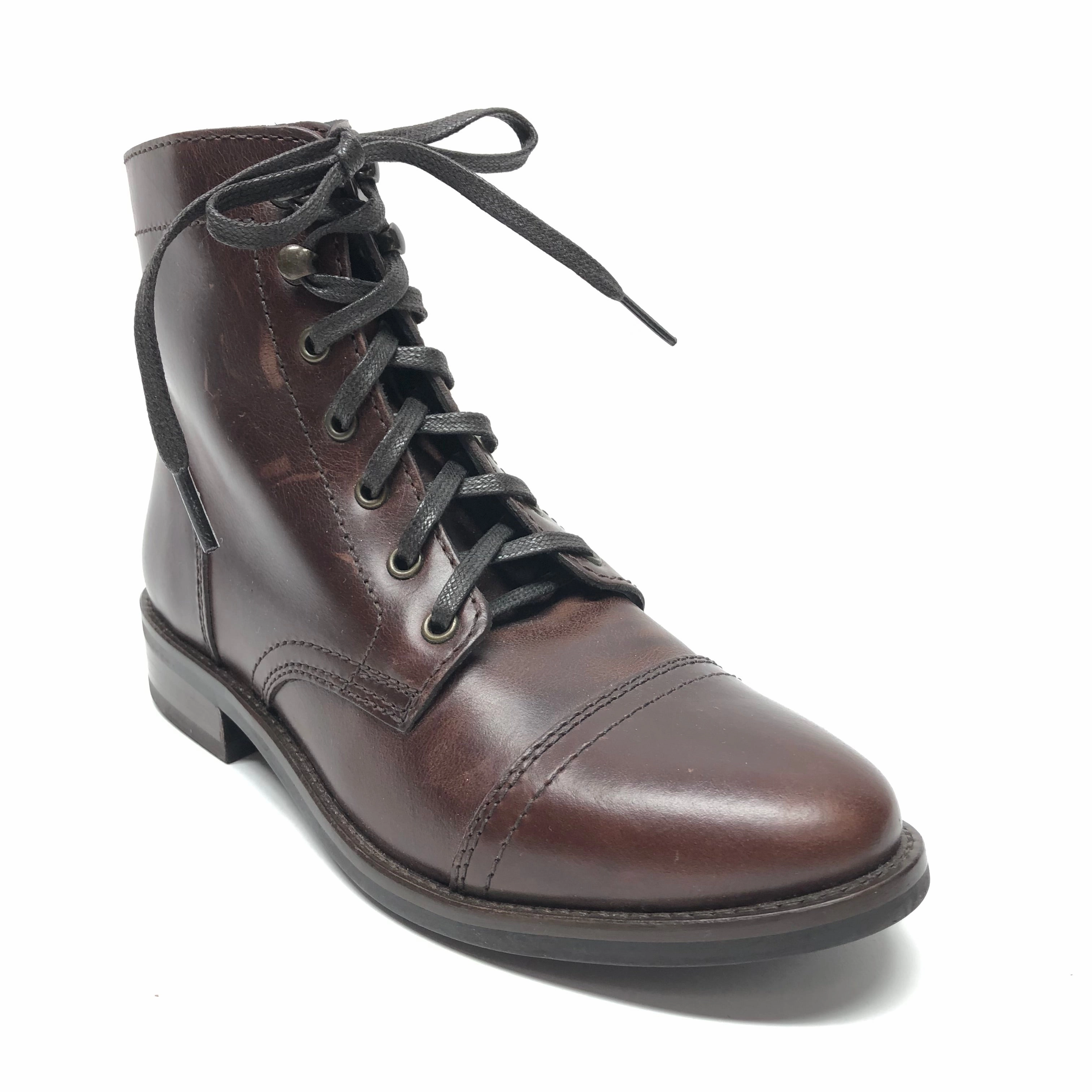 Boots Ankle Flats By Cmc In Brown, Size: 6