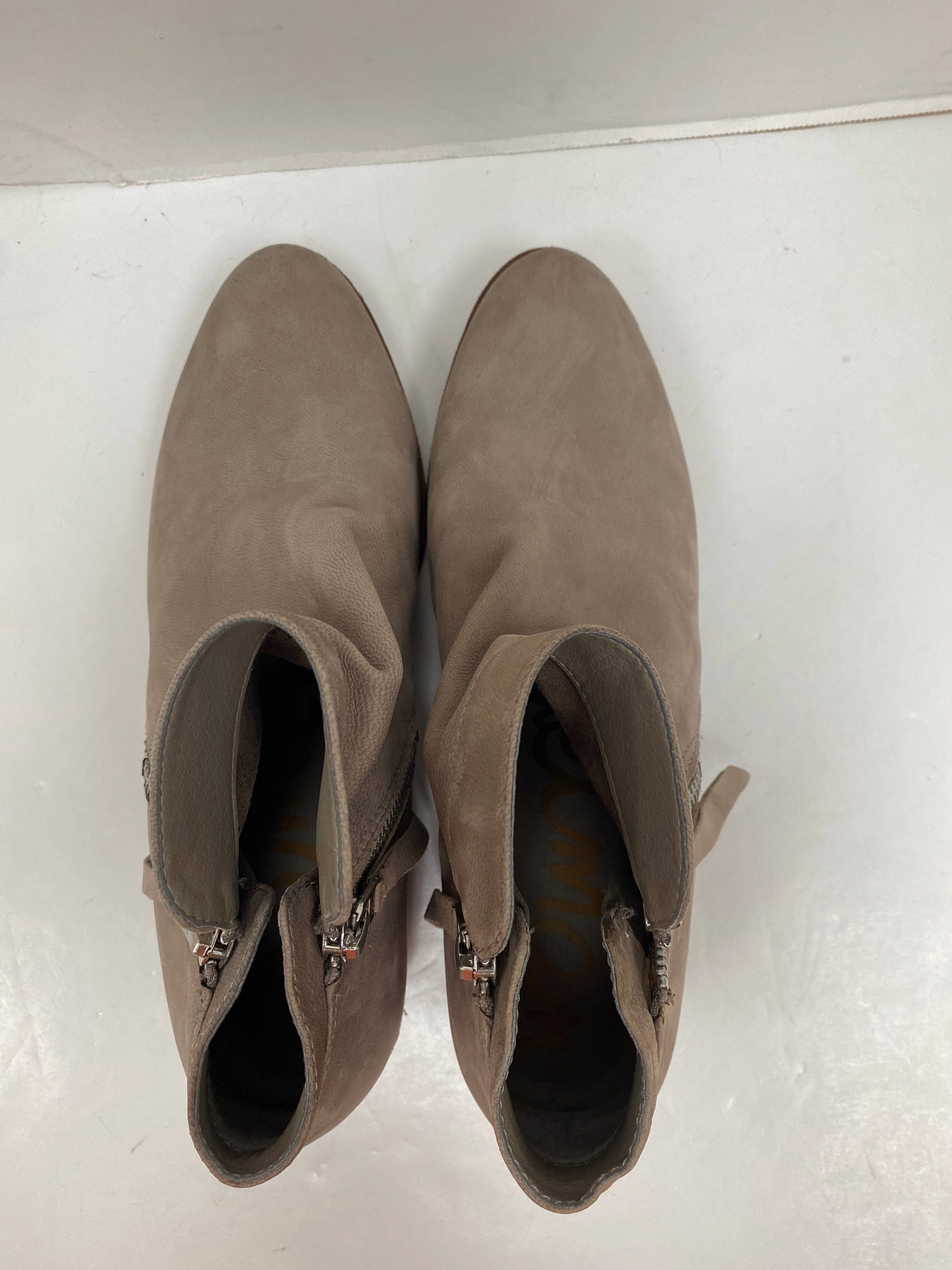 Boots Ankle Flats By Sam Edelman In Grey, Size: 8