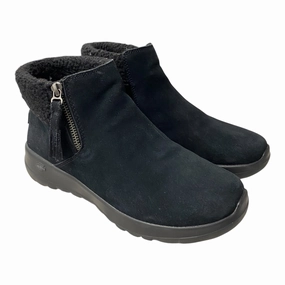 BOOTS ANKLE FLATS by SKECHERS In BLACK, Size: 9