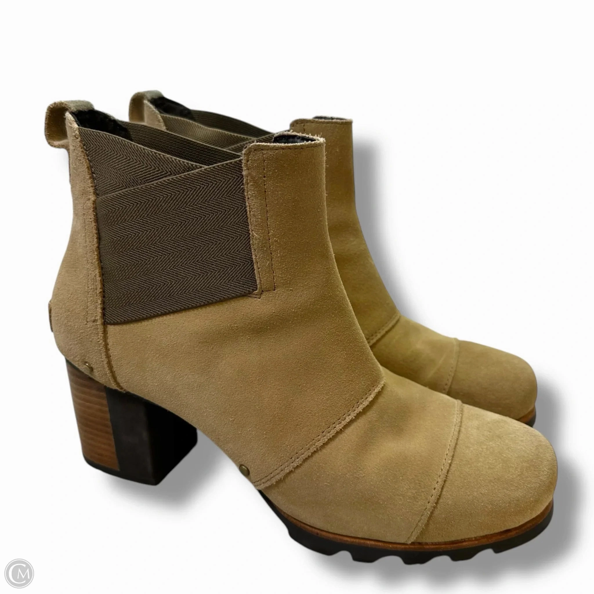 Boots Ankle Flats By Sorel In Tan, Size: 11