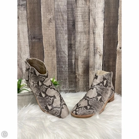 Boots Ankle Heels By Dolce Vita In Snakeskin Print, Size: 11