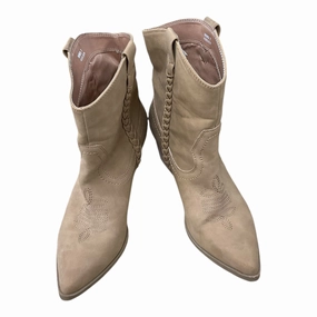 Boots Ankle Heels By Dolce Vita In Tan, Size: 7
