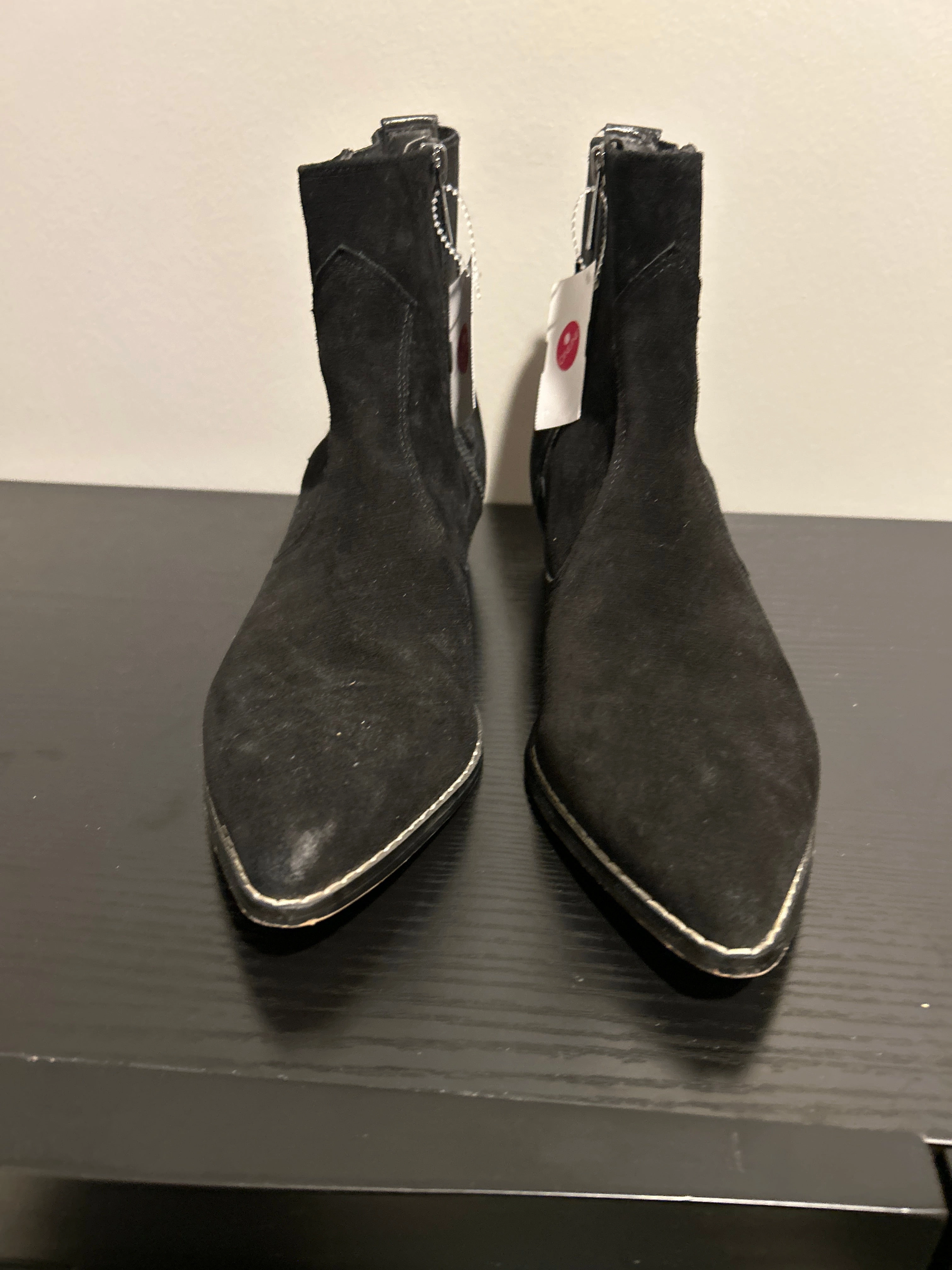 Boots Ankle Heels By Donald Pliner In Black, Size: 10