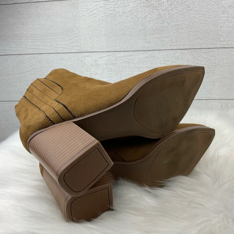 Boots Ankle Heels By Indigo Rd In Brown, Size: 8
