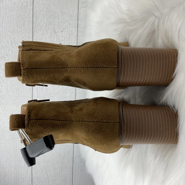 Boots Ankle Heels By Indigo Rd In Brown, Size: 8