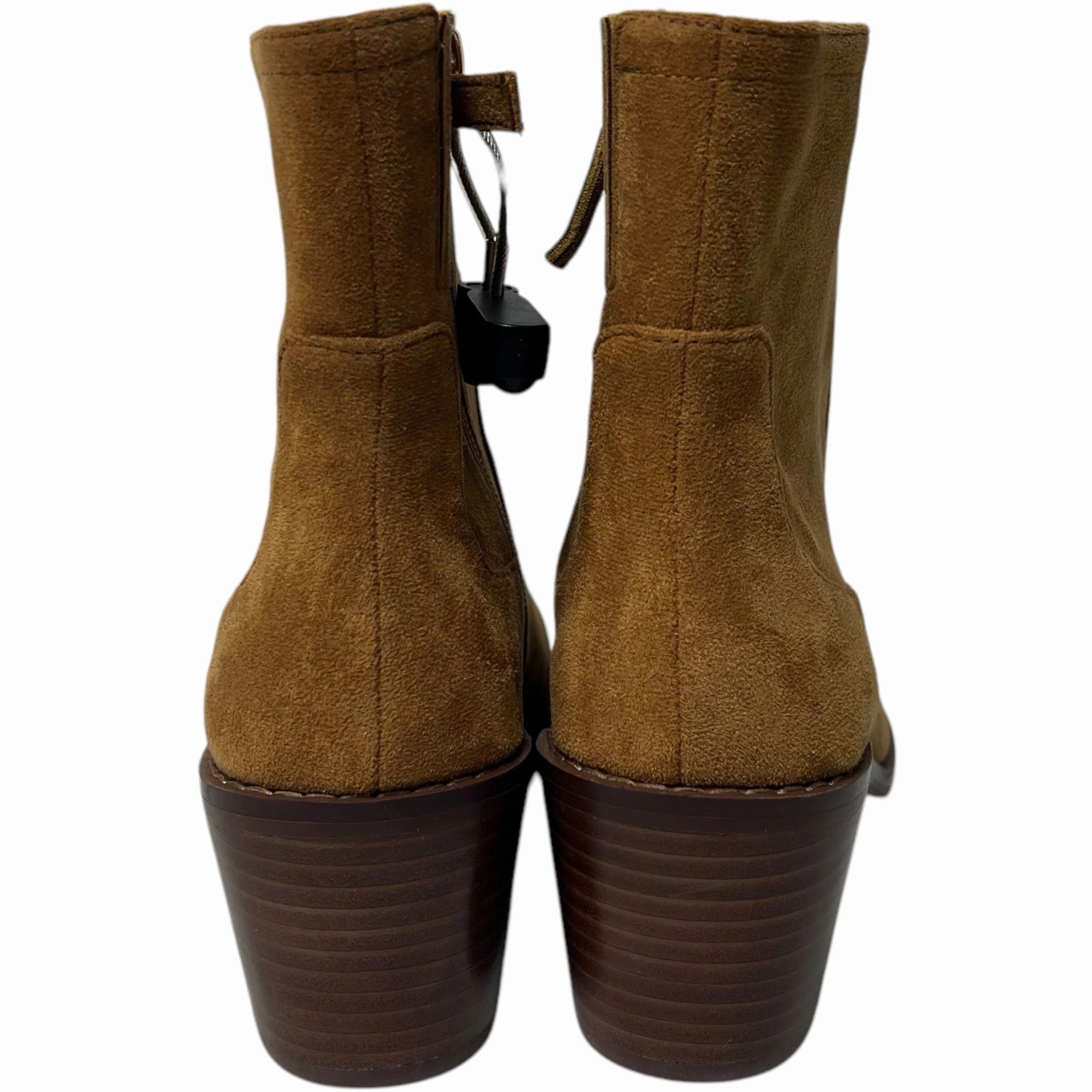 Boots Ankle Heels By J. Crew In Tan, Size: 7.5