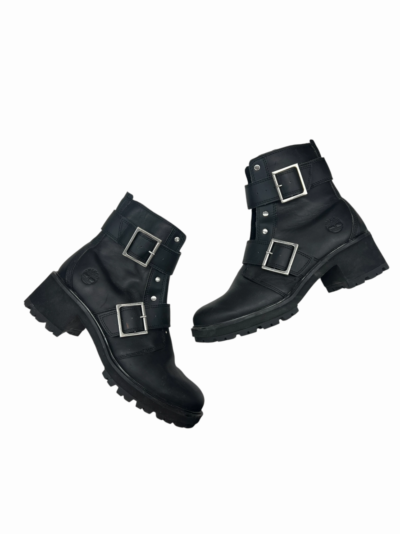 Boots Ankle Heels By Timberland In Black, Size: 9.5