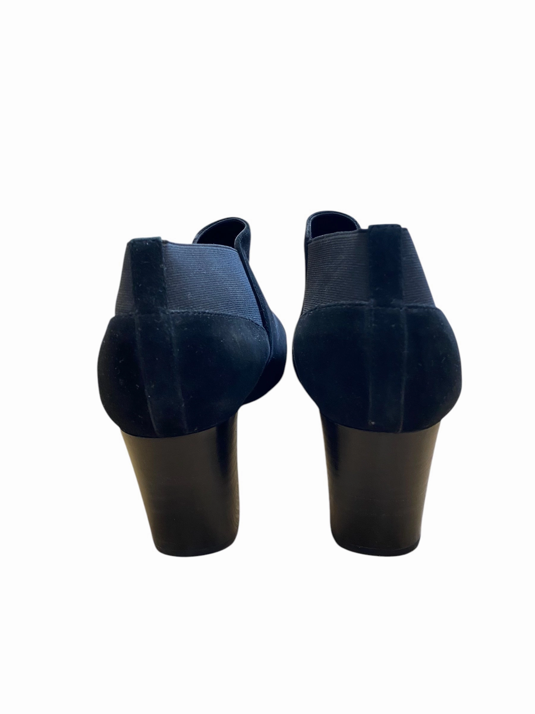 Boots Ankle Heels By Vaneli In Black, Size: 10