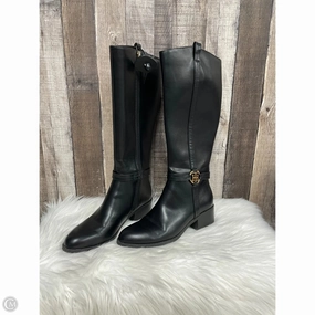 Boots Knee Heels By Tommy Hilfiger In Black, Size: 8.5