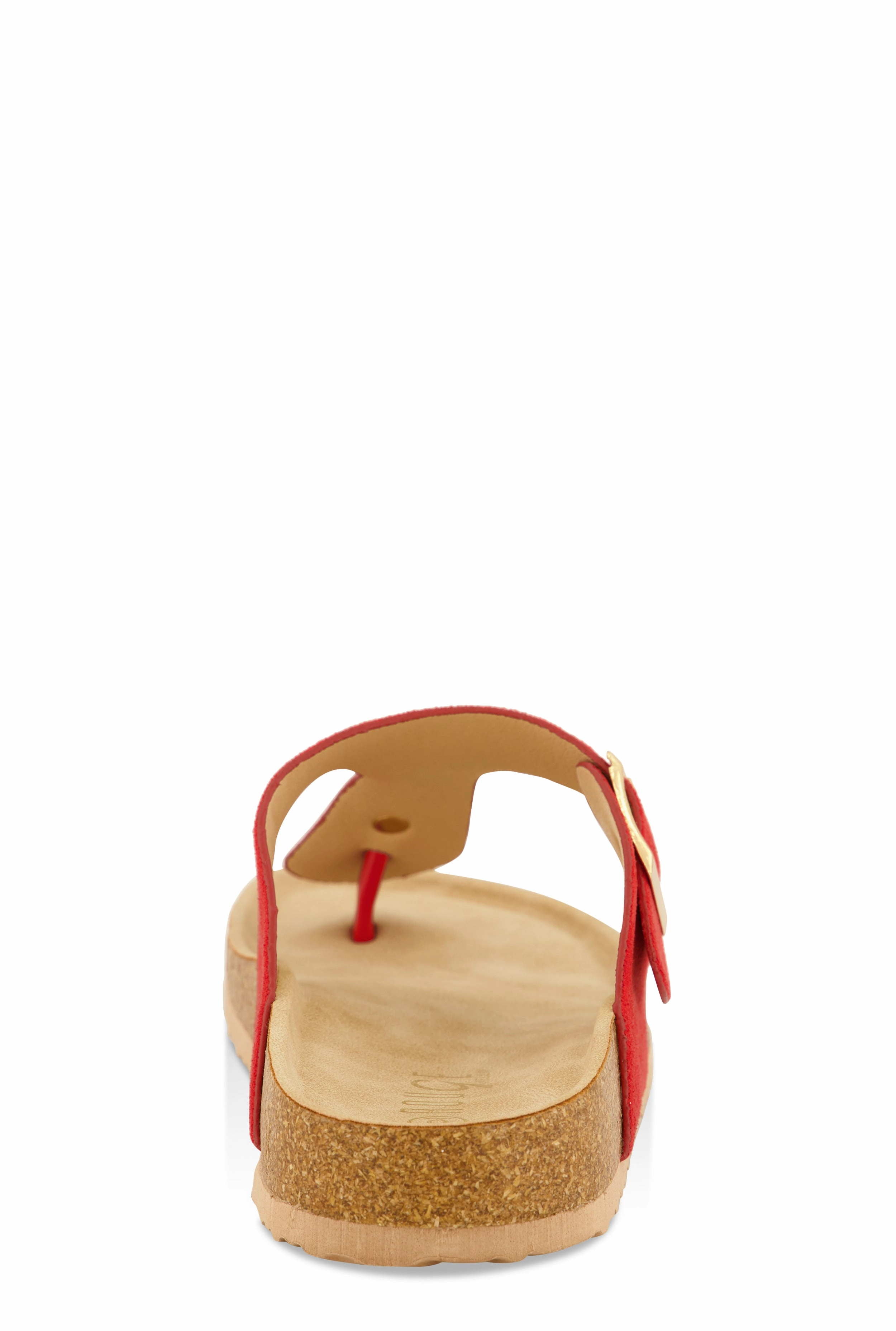 Buckle Detail Thong Footbed Sandals