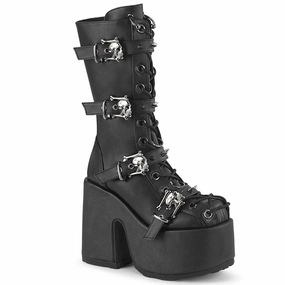 CAMEL-115  Black Vegan Leather