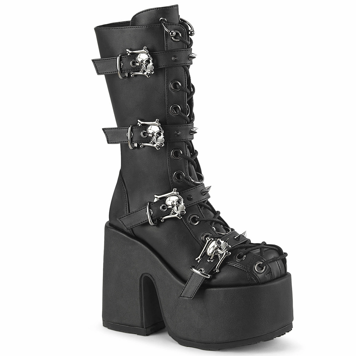 CAMEL-115  Black Vegan Leather