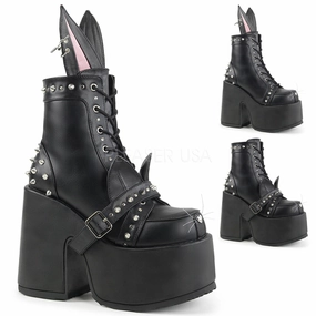 CAMEL-202  Black Vegan Leather